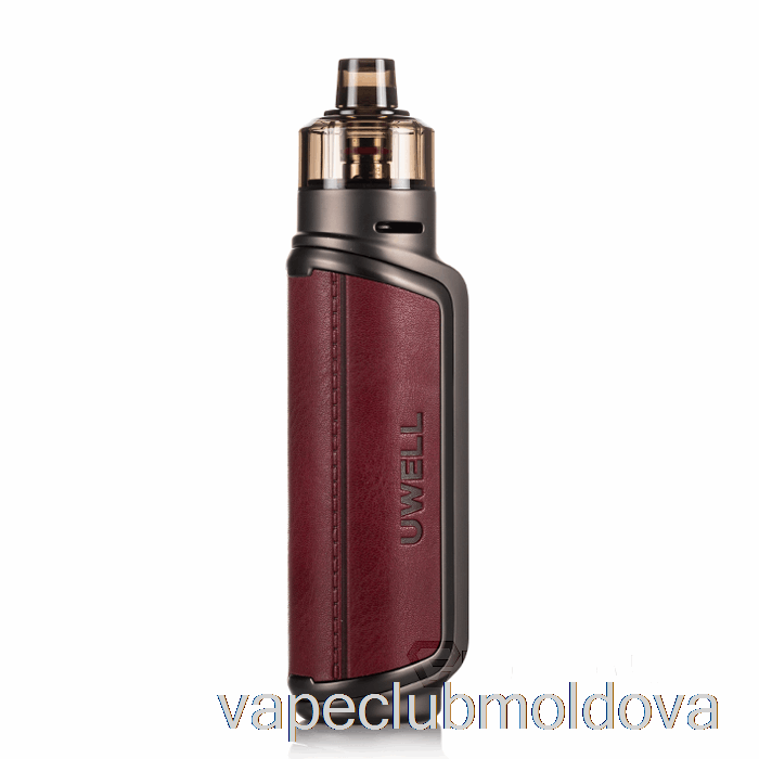 Vape Mod Uwell Aeglos P1 80w Pod Mod Kit Vin Roșu